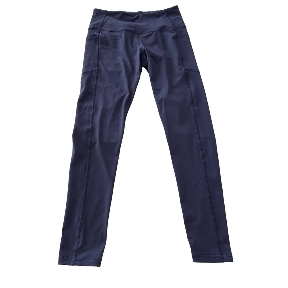 Victoria's Secret Sport Knockout Leggings Medium Blue Pockets Athletic Tights